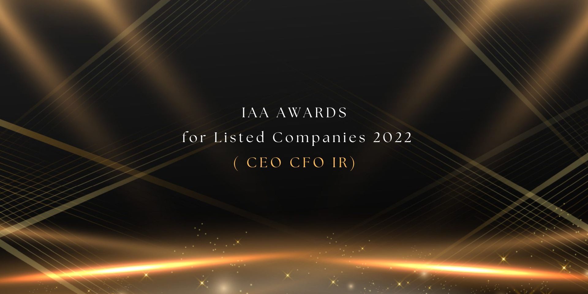 IAA Awards: Awards for Listed Companies 2022